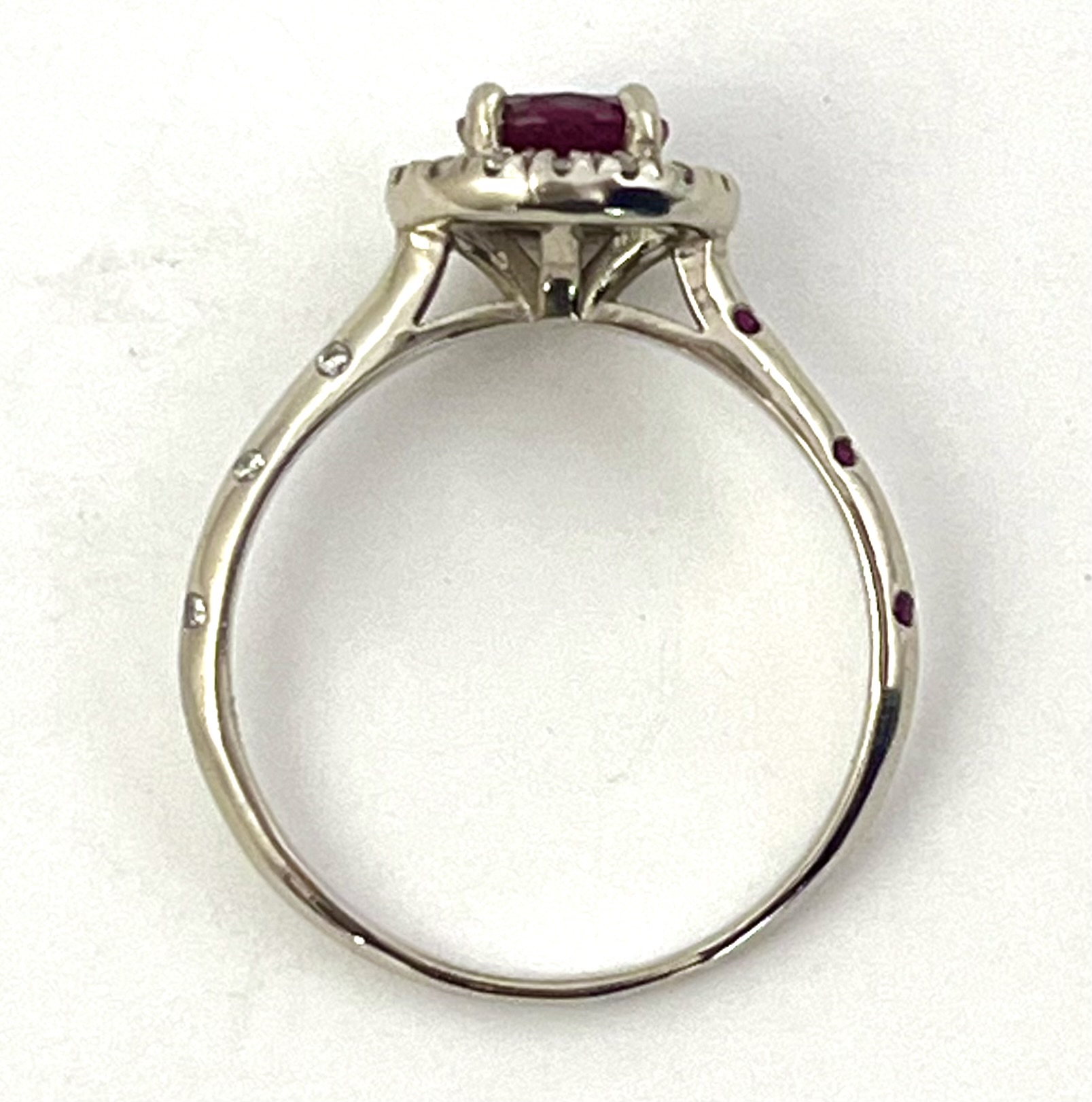 14KW FL#5 Ruby Ring - Image 3