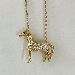14KY Horse Pendant