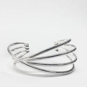 Sterling Silver Twisted Bangle